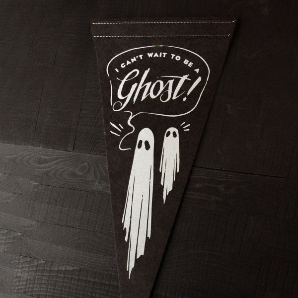 I Can't Wait to be a Ghost Pennant